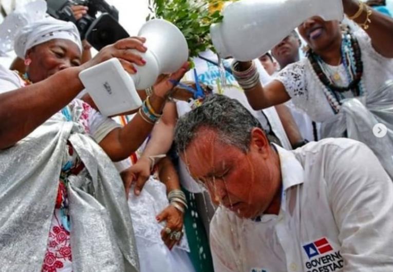 Políticos baianos celebram Lavagem do Bonfim de maneira virtual