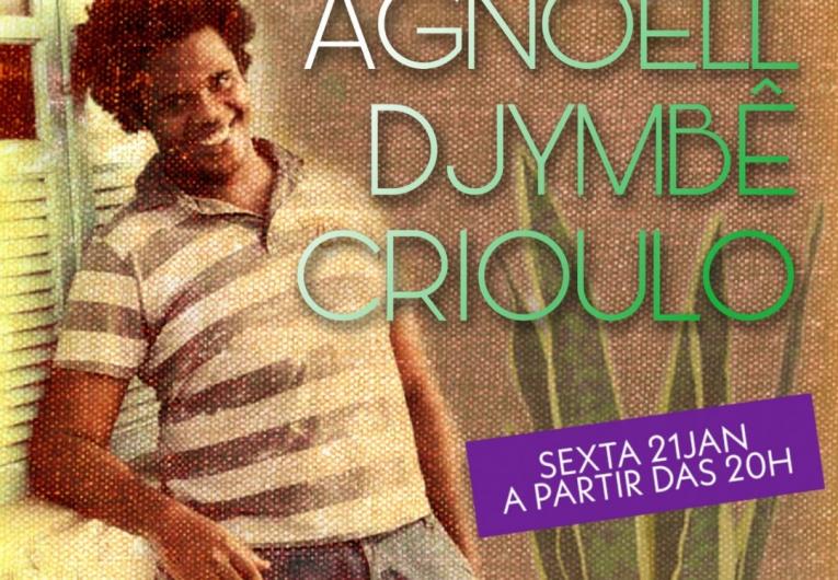O cantor e compositor Agnoell Djymbê Crioulo se apresenta nesta sexta, no Entre Folhas e Ervas na Lapinha