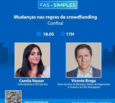 FAS Advogados debate mudanças nas regras de crowdfunding 