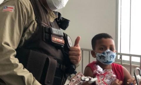 65ª CIPM inicia ação solidária em Hospital da Criança de Feira de Santana