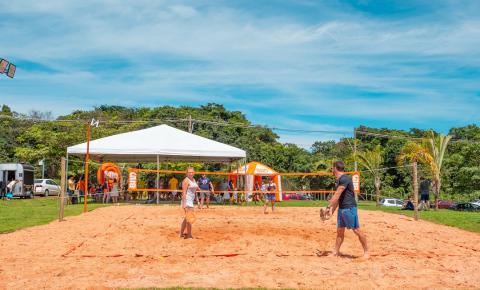 Moradores do Granja Marileusa ganham quadra de beach tennis