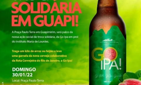 Rota Cervejeira promove ação social em Guapimirim